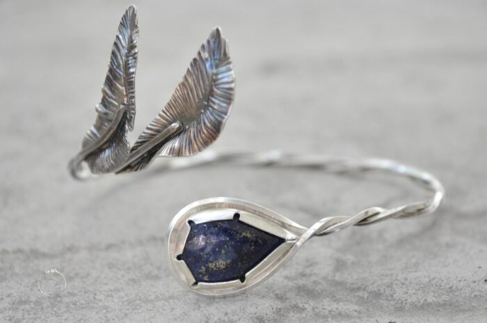 bratara argint lapis