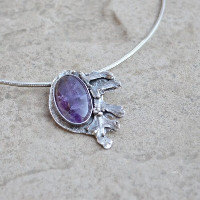 medalion argint handmade