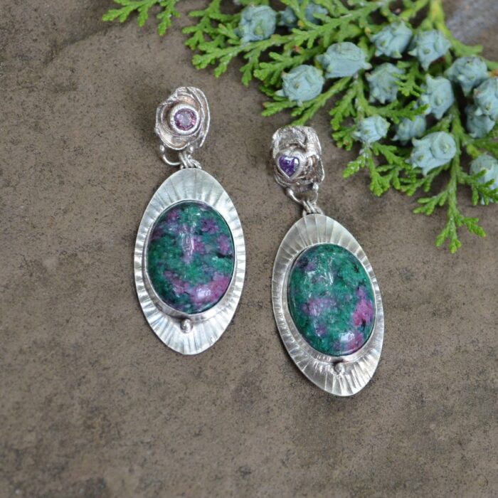 cercei argint handmade