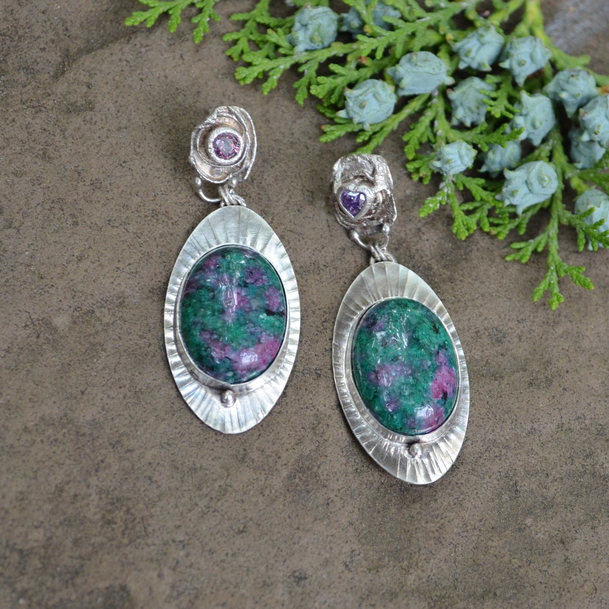 cercei argint handmade