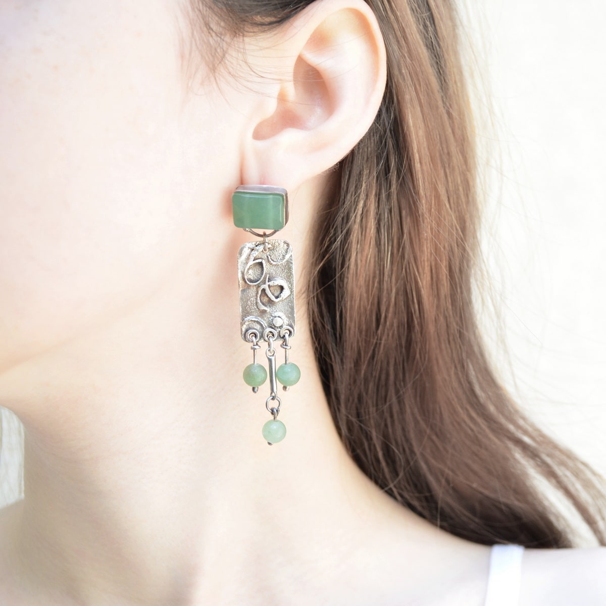 cercei argint handmade