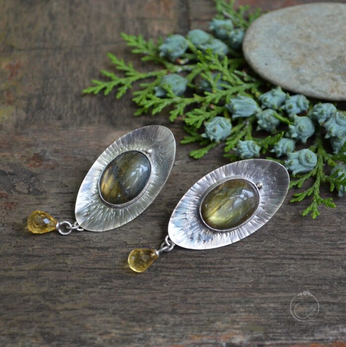 cercei argint handmade