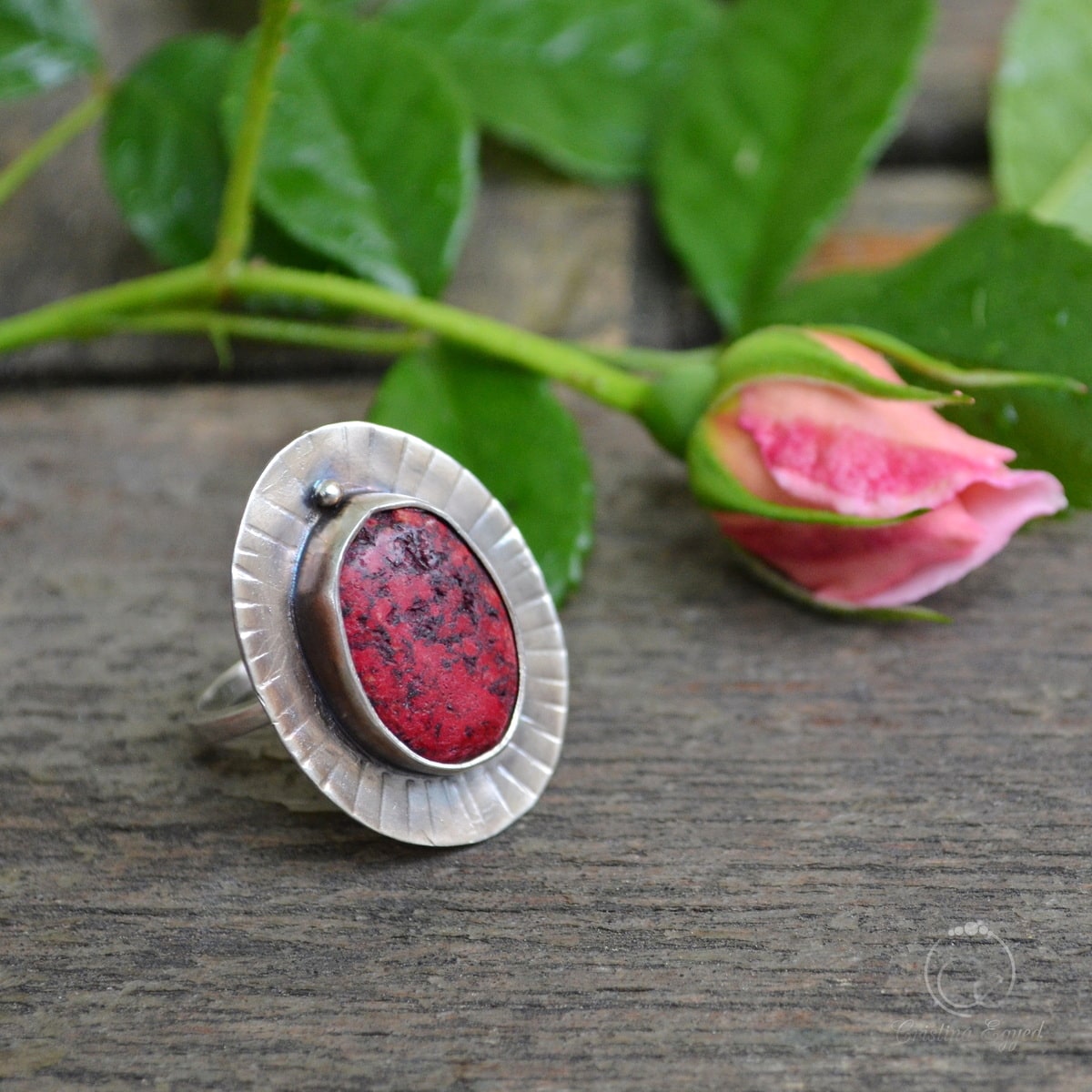 inel argint handmade