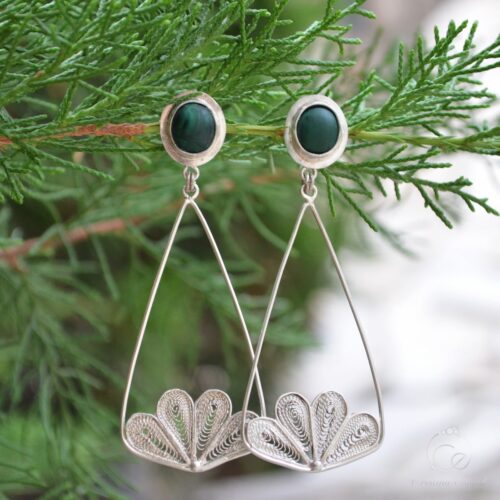cercei argint handmade