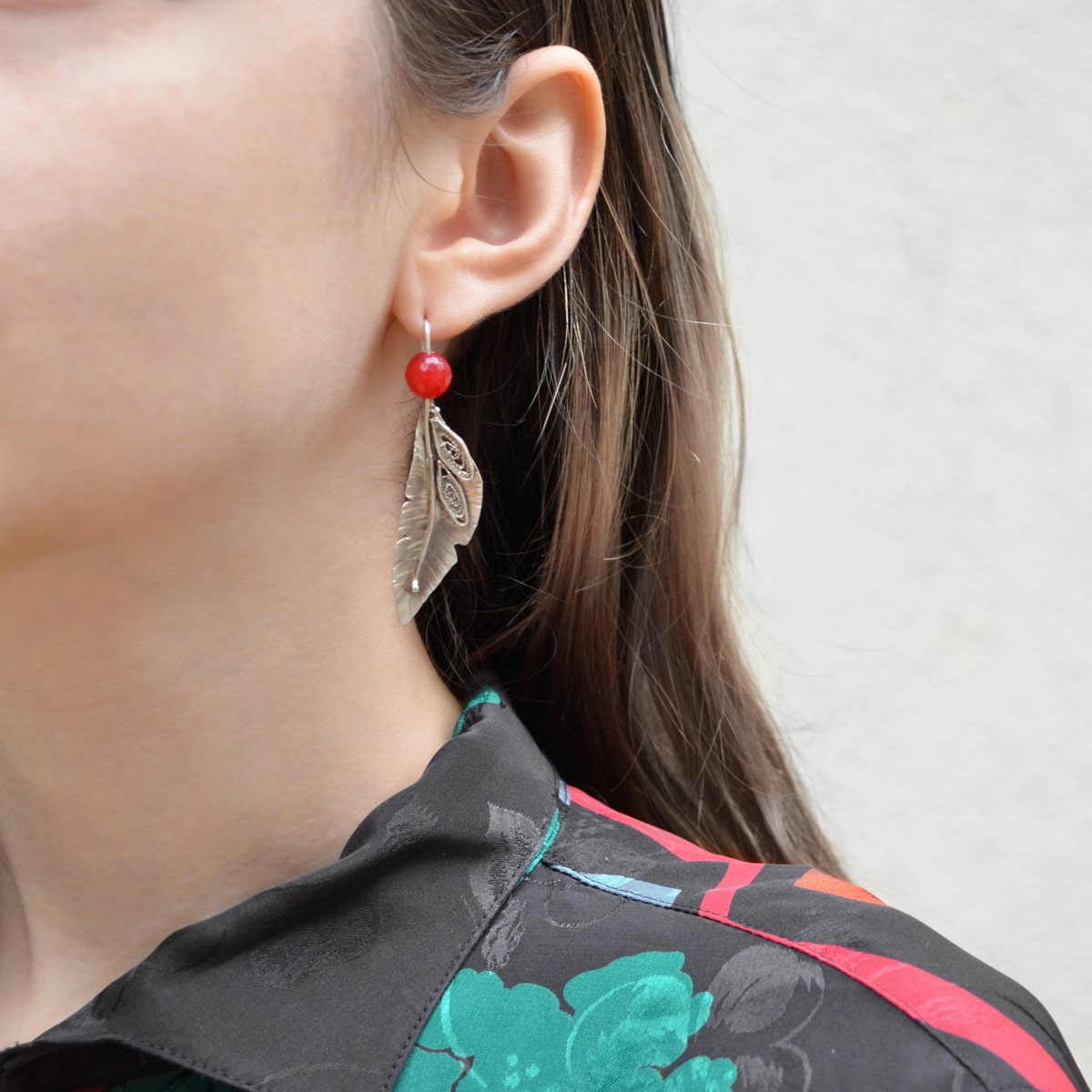 cercei argint handmade