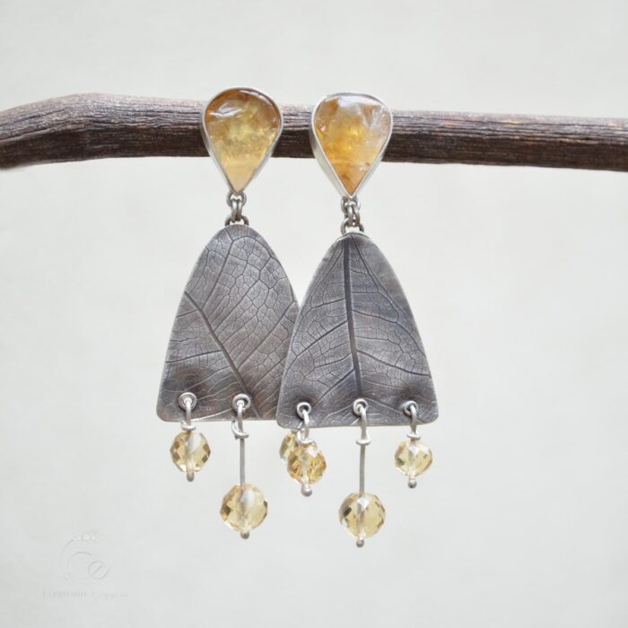 cercei argint handmade