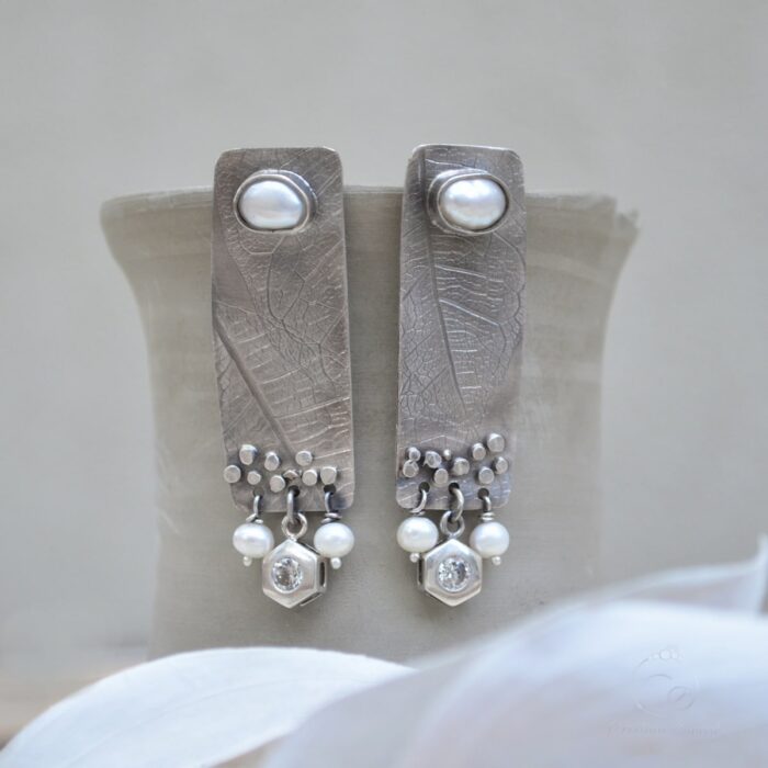 cercei argint handmade