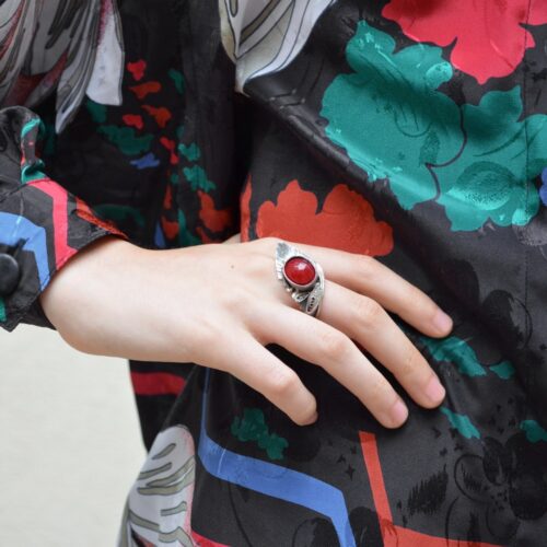 inel argint handmade