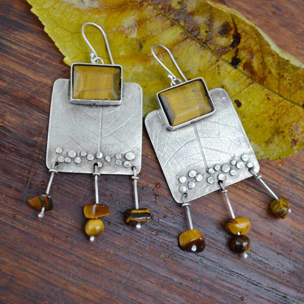 cercei argint handmade