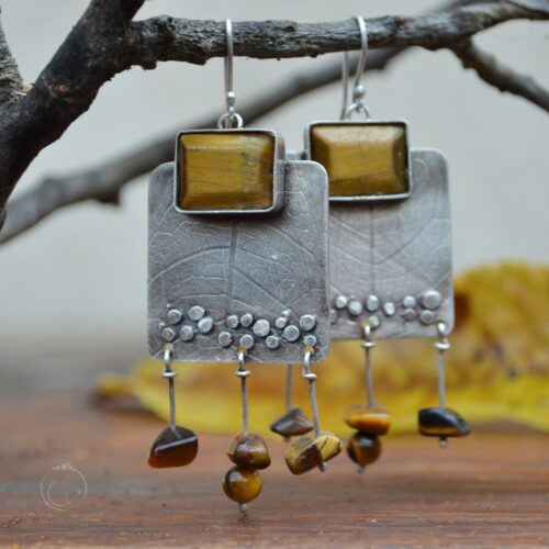 cercei argint handmade