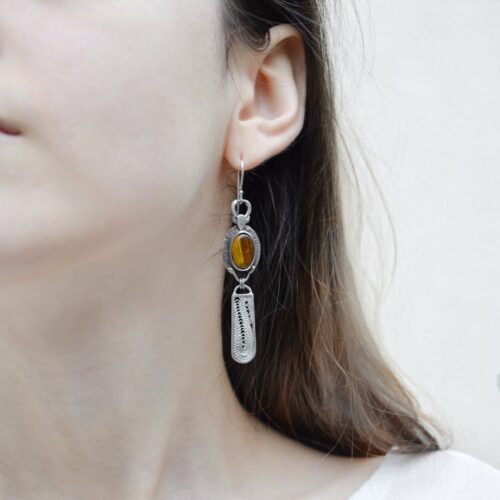 cercei argint handmade