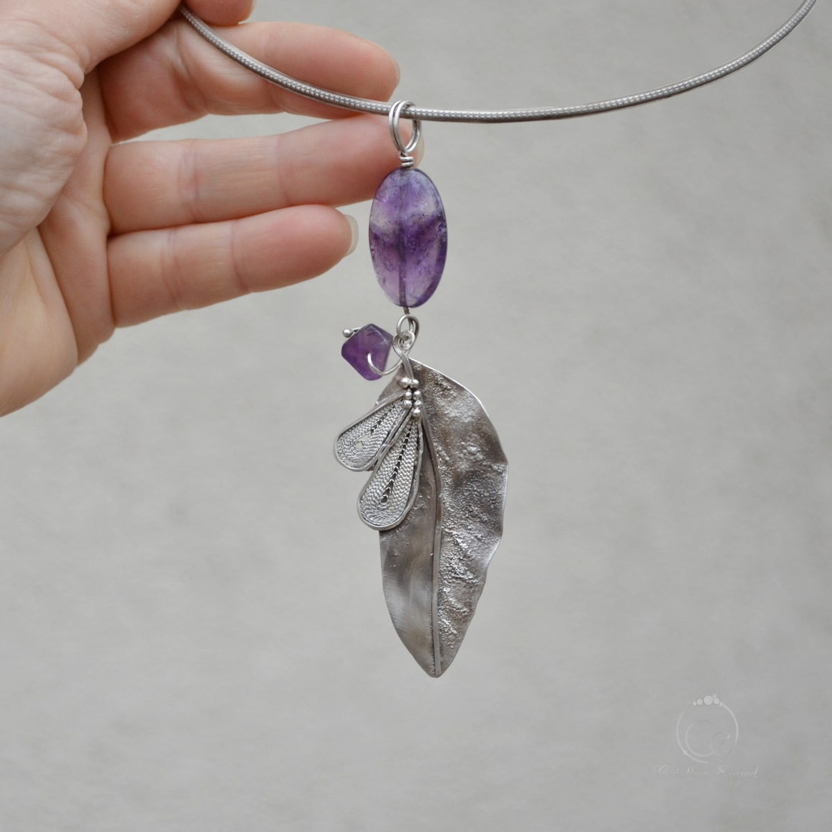 medalion argint handmade