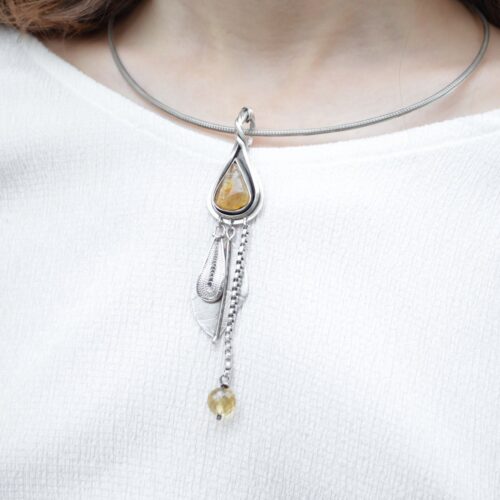 medalion argint handmade