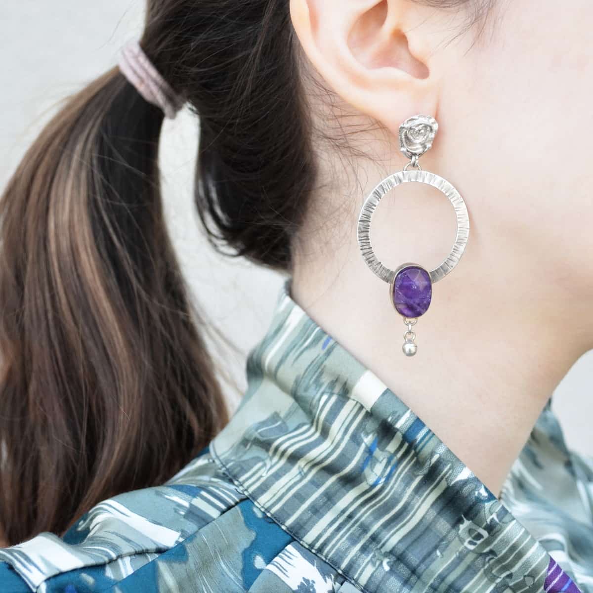 cercei argint handmade