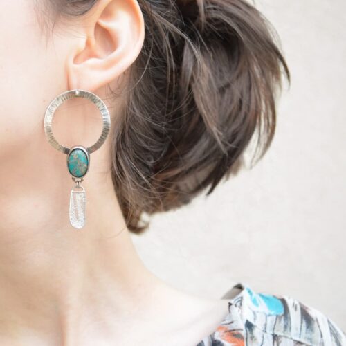 cercei argint handmade