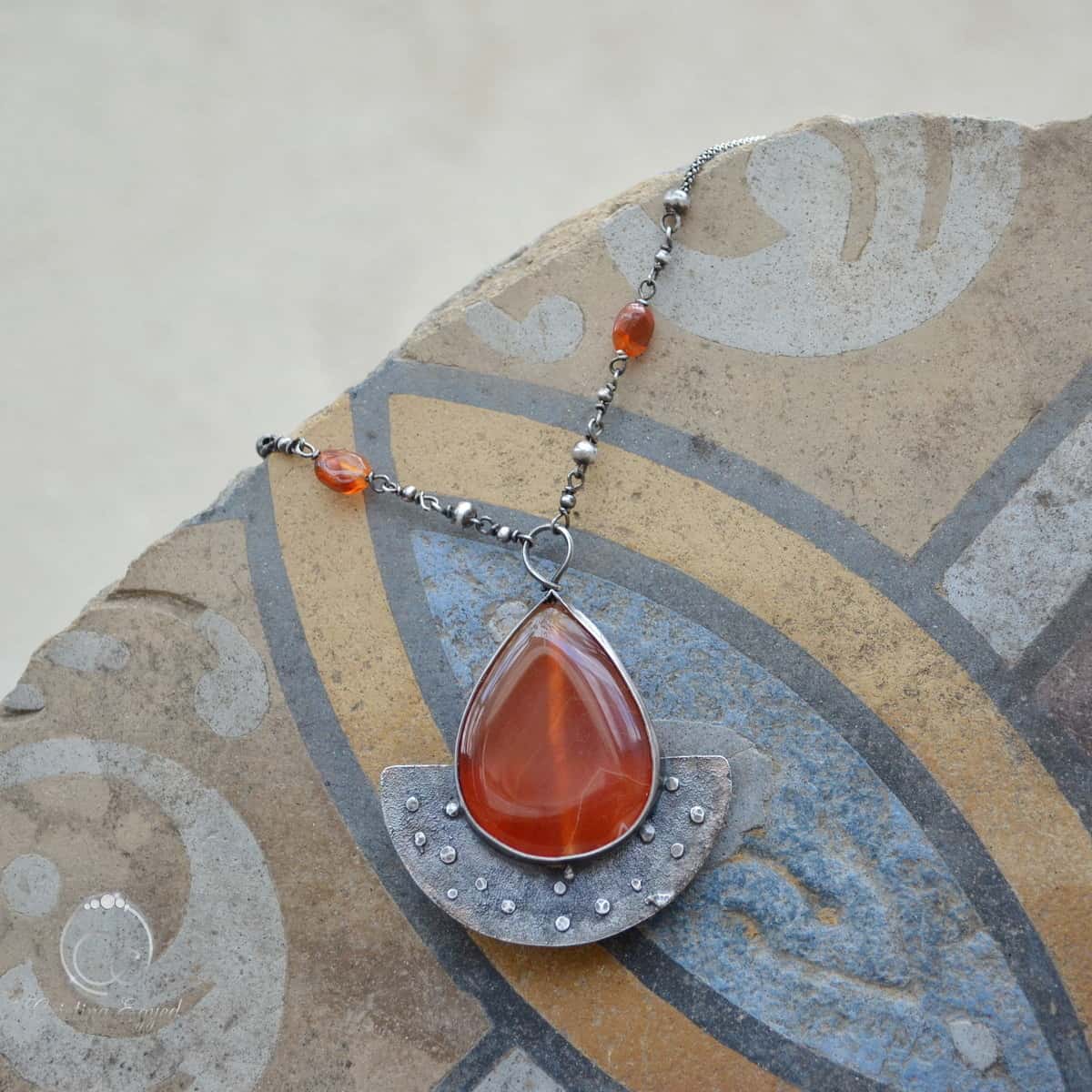 colier argint handmade