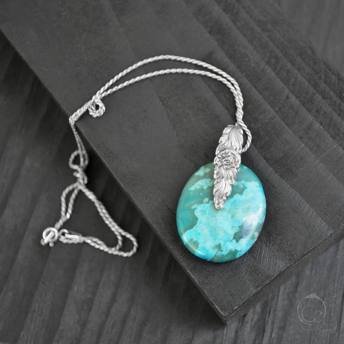 medalion argint handmade