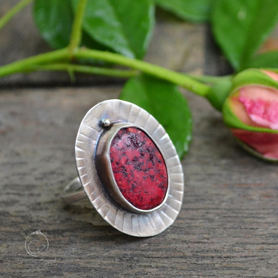 inel argint handmade